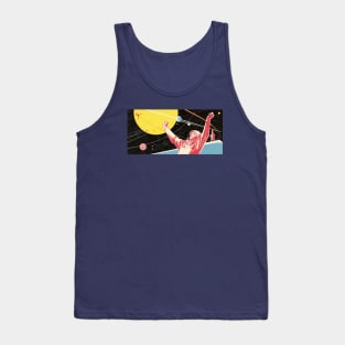 Retro 60s Space Age illustration Tank Top